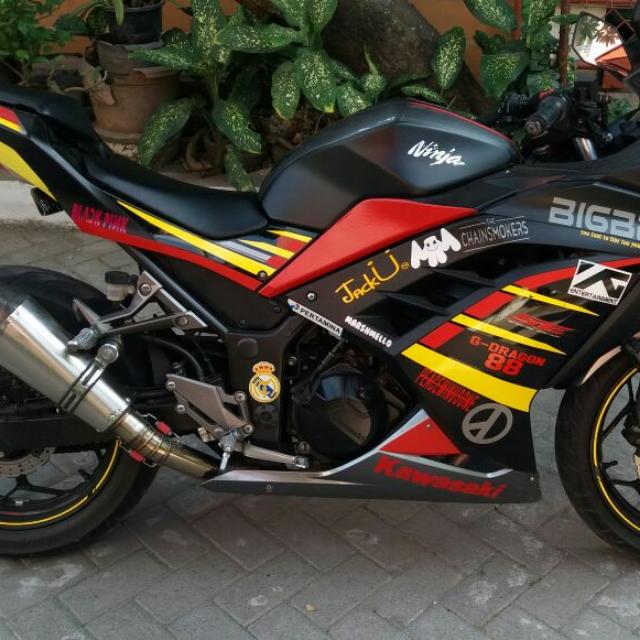 Modifikasi Ninja  Rr Warna Abu Abu