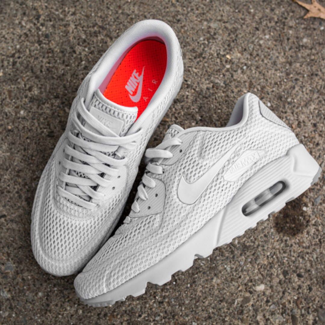 Nike air max 90 shop ultra white pure platinum breathe
