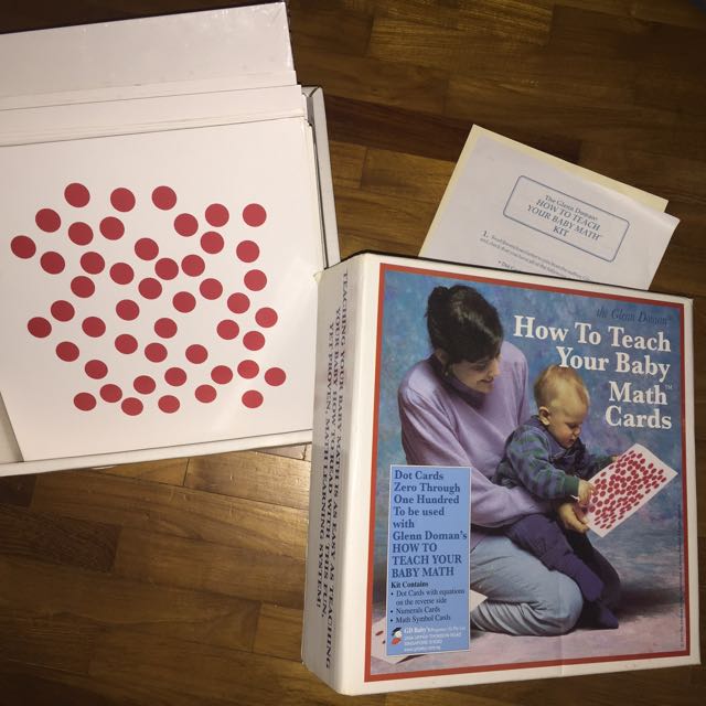 Original Gdbaby Glenn Doman How To Teach Your Baby Maths
