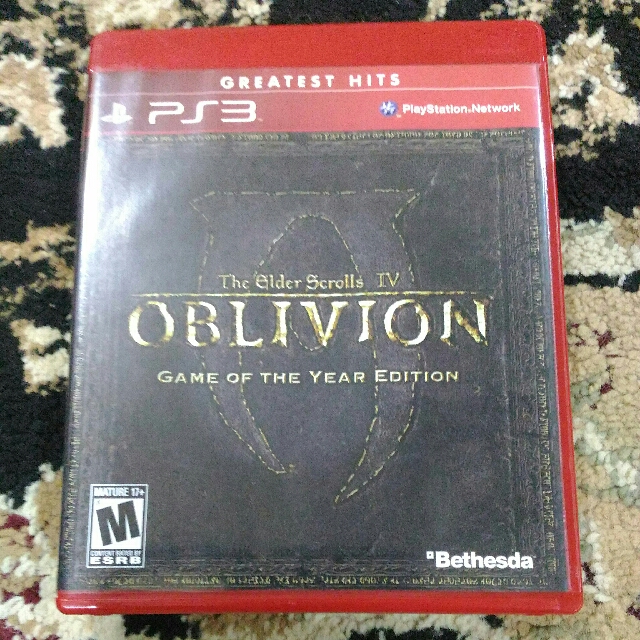 Ps3 The Elder Scrolls Iv Oblivion Game Of The Year Edition Toys Games Video Gaming Video Games On Carousell