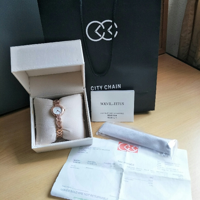 Bn Solvil Et Titus Rose Gold Ladies Watch Women S Fashion Watches On Carousell