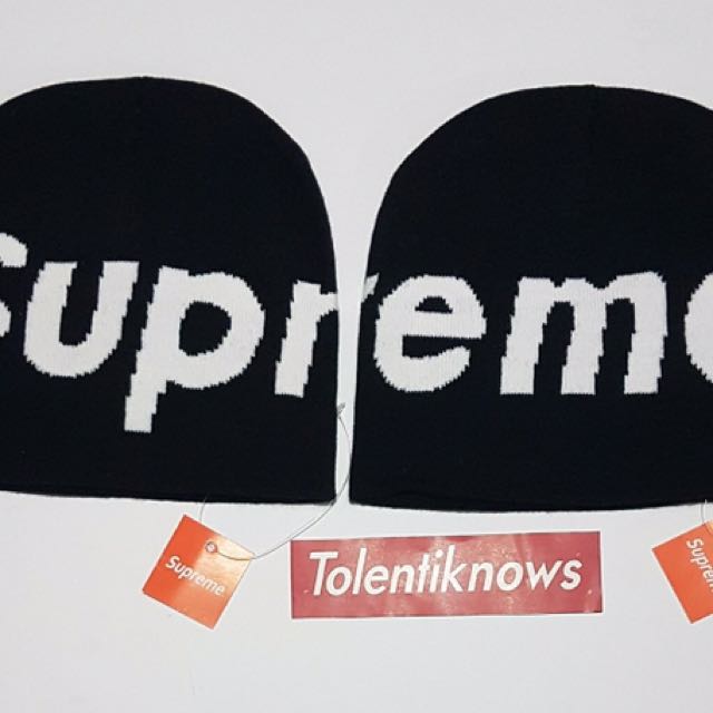 Supreme Beanie Cap Bonnet Hat Men S Fashion Accessories Caps Hats On Carousell