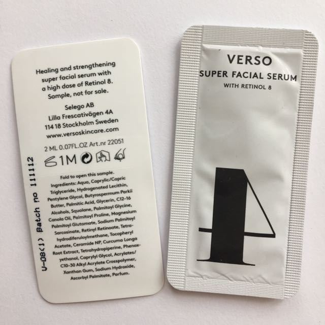 verso retinol