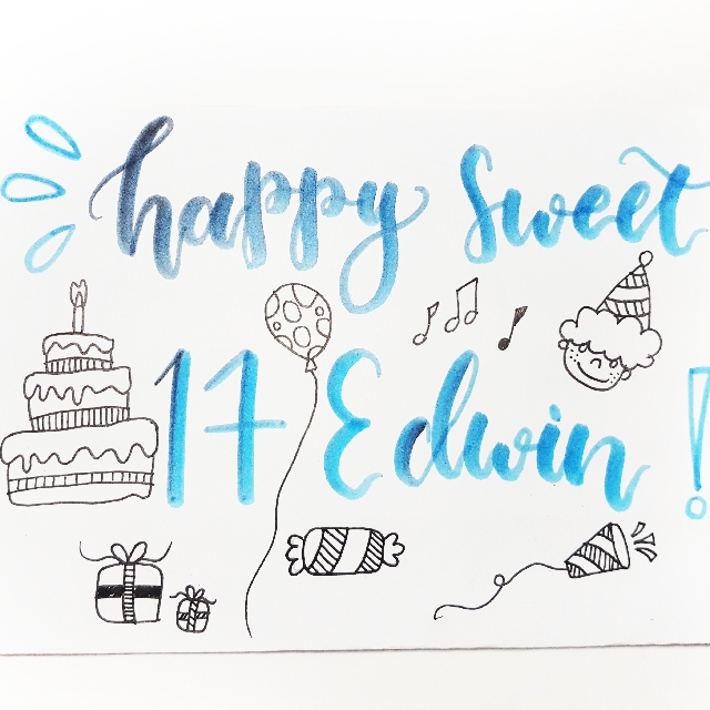 Gagasan Untuk Hiasan Hand Lettering - Bunga Hias