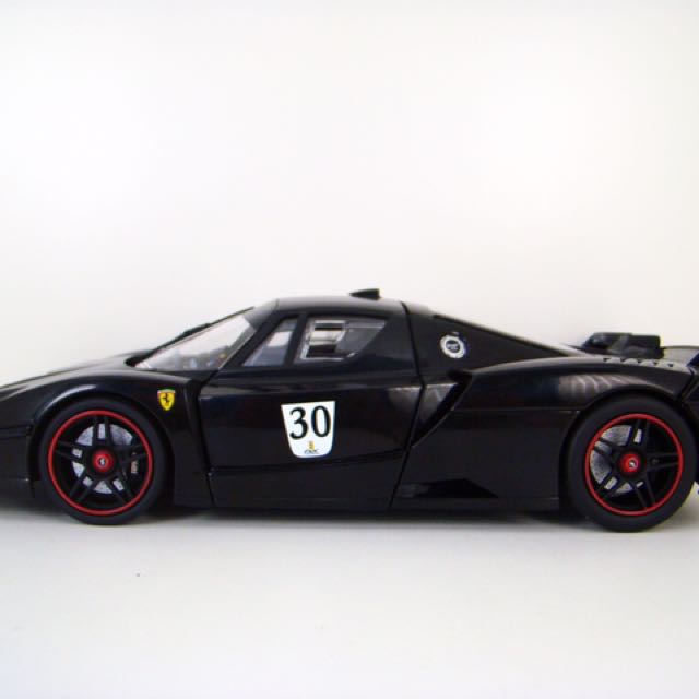 1 18 Hot Wheels Elite Ferrari Fxx Michael Schumacher Black Toys Games Others On Carousell
