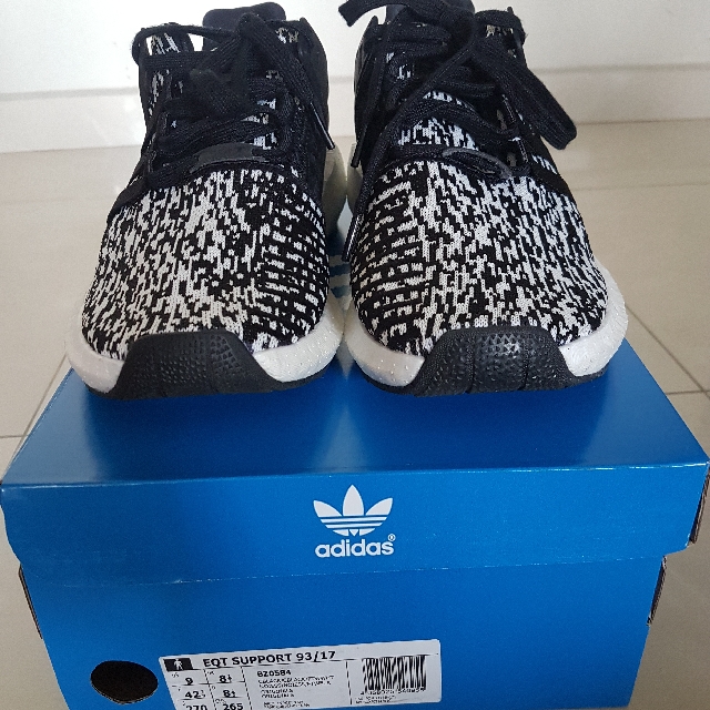 180 Adidas EQT Support 93 17 Glitch Black Oreo