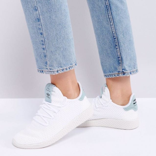 Adidas x pharrell hotsell williams tennis hu trainers