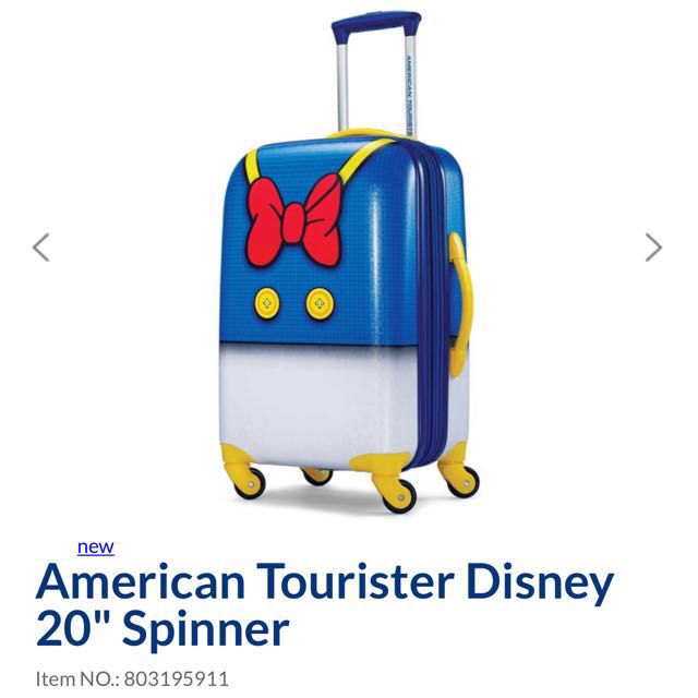 donald duck american tourister luggage