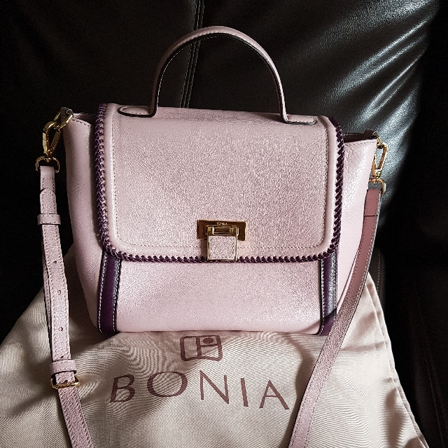 bonia leather bag