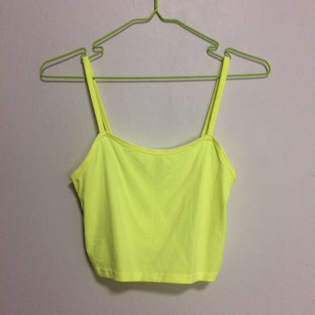 neon yellow camisole