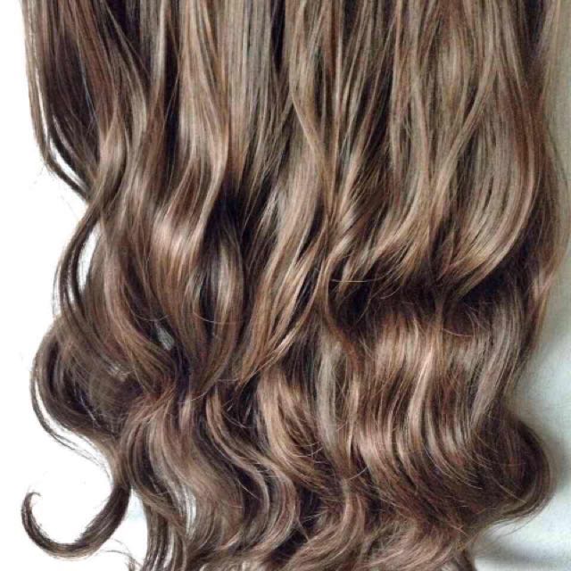 Light Brown Wavy Hair Extension On Carousell