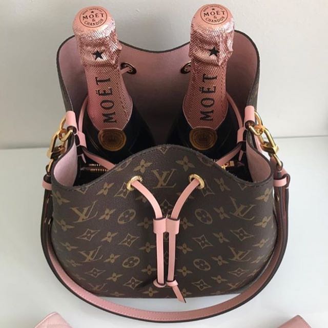 Louis Vuitton Neo Noe Bucket Bag Pink, Luxury, Bags & Wallets on Carousell