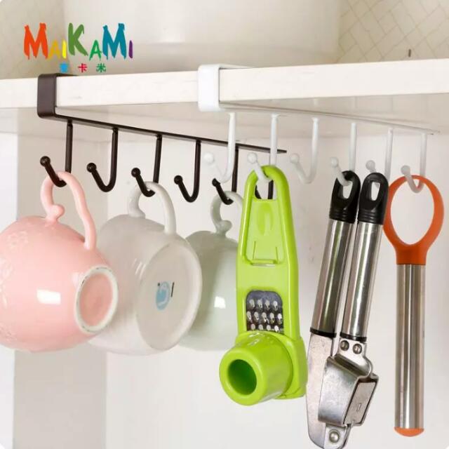 Maikami Iron Kitchen Storage Rack Cupboard Hanging Hook Shelf Dish Hanger Chest Bathroom Organizer Holder Tv Home Appliances Other On Carou Maikami Iron Kitchen Storage Rack, Kitchen Cupboard Hanging Shelf
