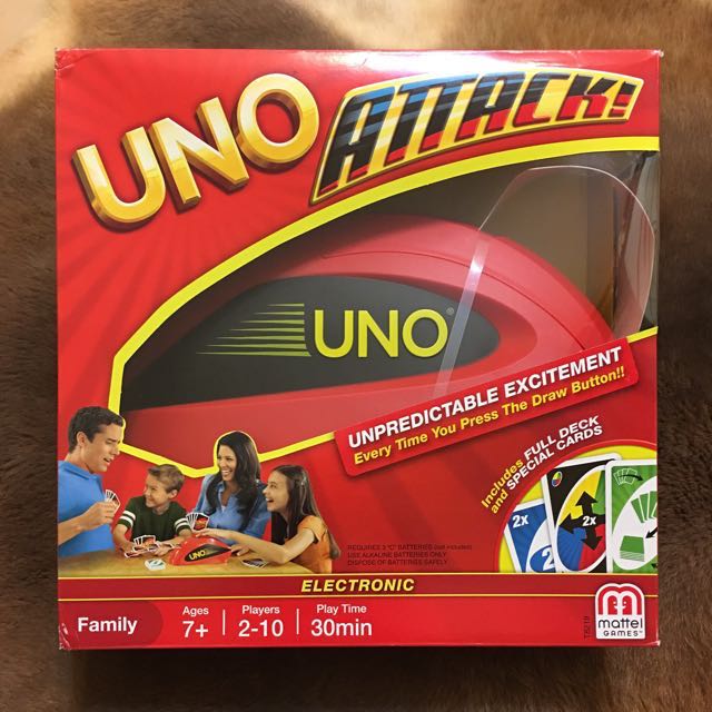 Mattel UNO Attack Game With New special cards