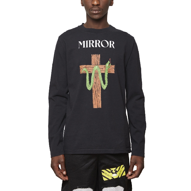 Off white mirror crewneck shop