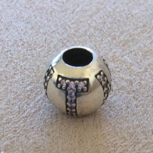 Original PANDORA "FAITH" Charm, Women's Fashion, Jewellery on Carousell