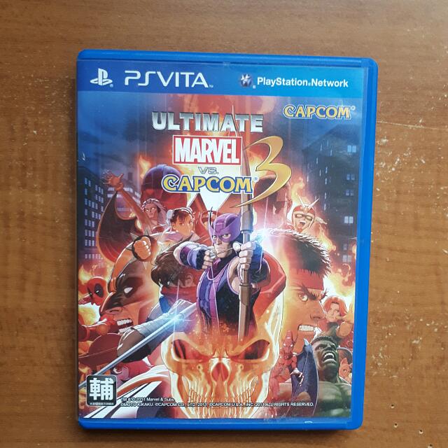 Psvita Ultimate Marvel Vs Capcom 3 Toys Games Video Gaming Video Games On Carousell