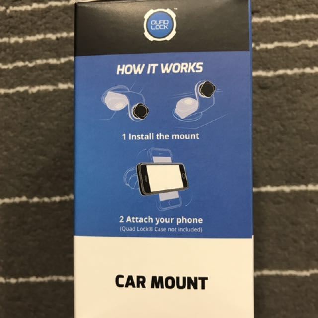 Quad Lock Car Mount, Mobile Phones & Gadgets, Mobile & Gadget