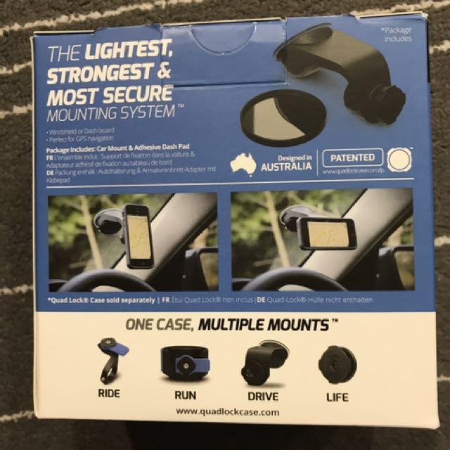 Quad Lock Car Mount, Mobile Phones & Gadgets, Mobile & Gadget