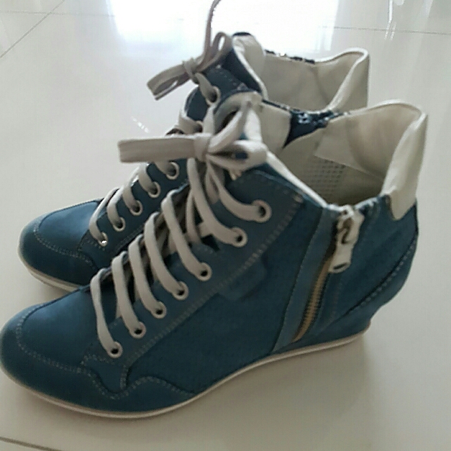 Sneakers GEOX wedge suede boots