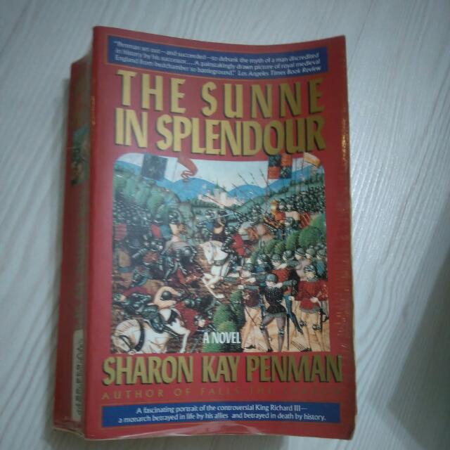 The Sunne In Splendour By Sharon Kay Penman Books Stationery Fiction On Carousell