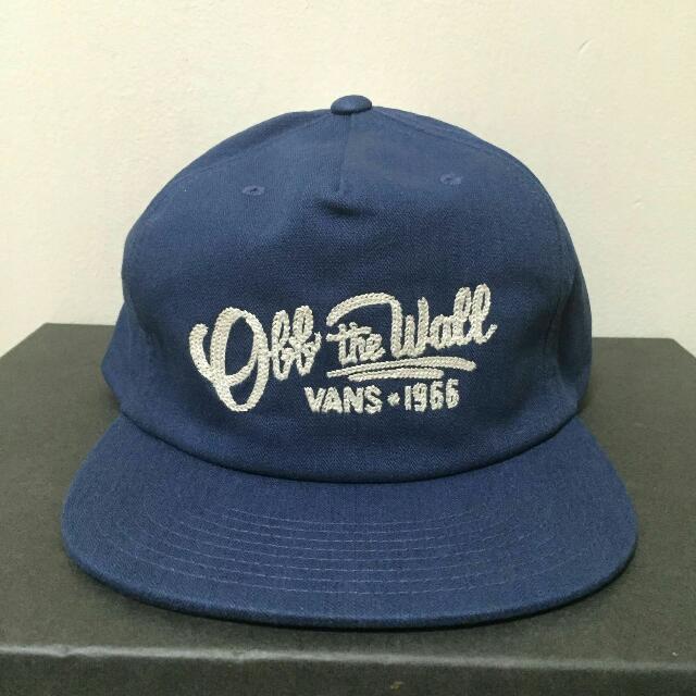 vans snapback blue