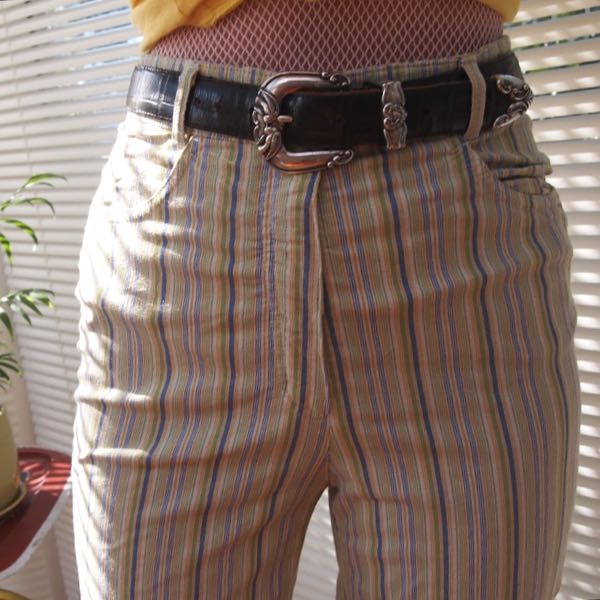 vintage striped pants womens