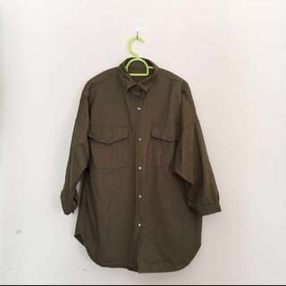 (POS INCL) Army Green Military Jacket / Outerwear
