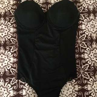 Black Longtorso Lingerie