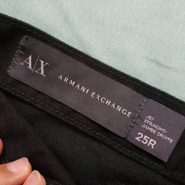 Armani Exchange A|X J57 Straight/Jambe Droite Jeans, Women's ...