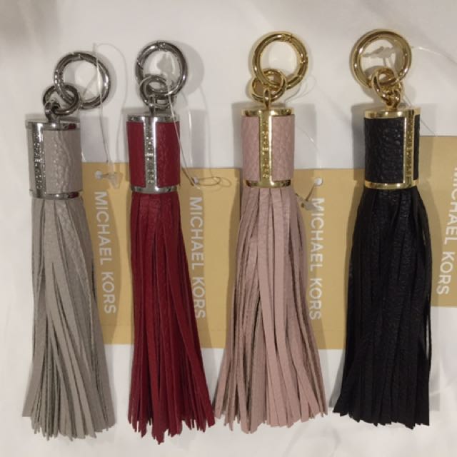 Michael kors tassel keychain hot sale