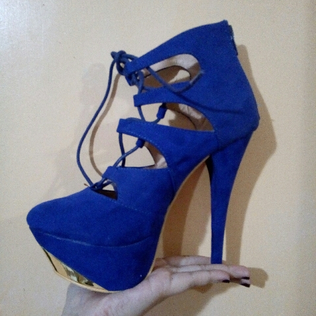 suede lace up pumps