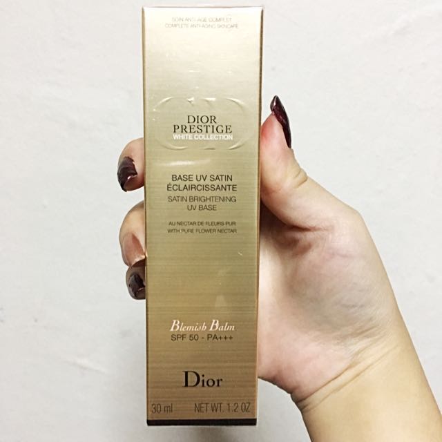 Brand New Dior Prestige Satin Brightening Uv Base Blemish Balm Spf 50 Pa Health Beauty Makeup On Carousell