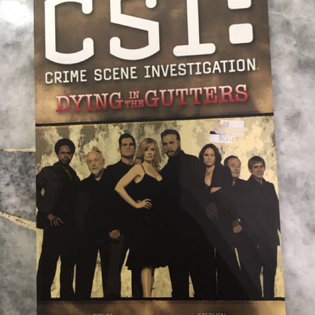 CSI Dying In The Gutters Graphic Novel / Comic, Hobbies & Toys, Books