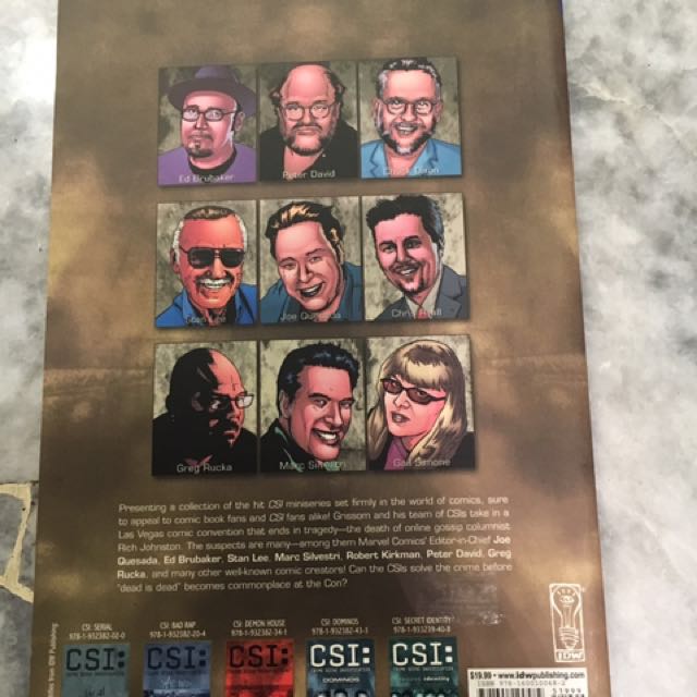 CSI Dying In The Gutters Graphic Novel / Comic, Hobbies & Toys, Books