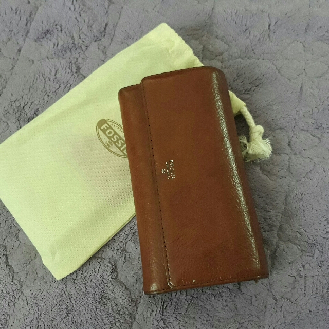 Dompet Kulit Fossil Wanita Ori Fesyen Wanita Tas Dompet Di Carousell