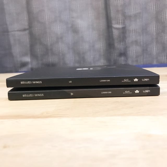 [Free Shipping] BTS WINGS Album with Suga Photocard W & G Versions