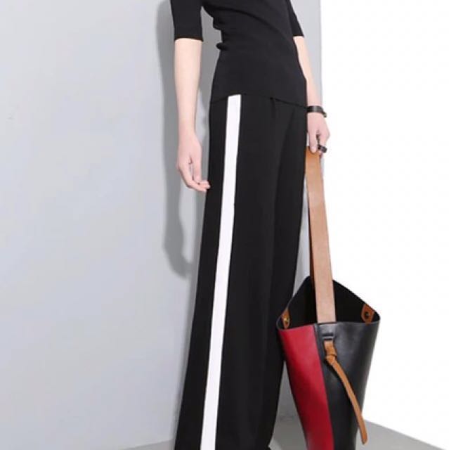 gucci side stripe jeans