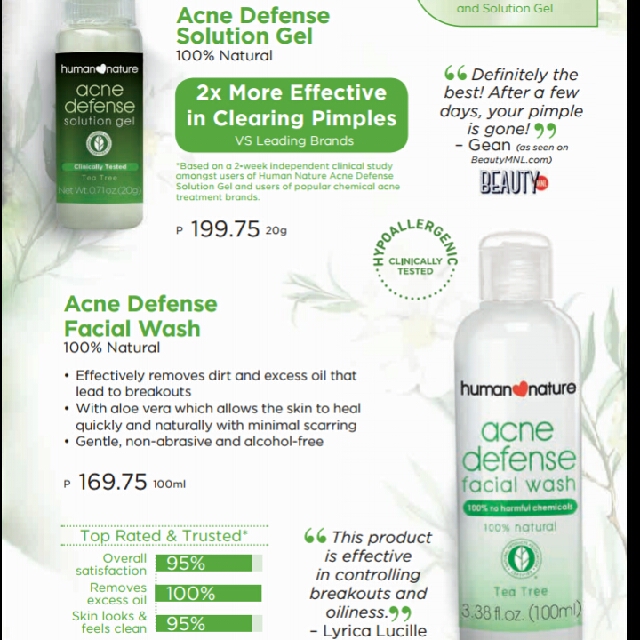 human nature facial wash price