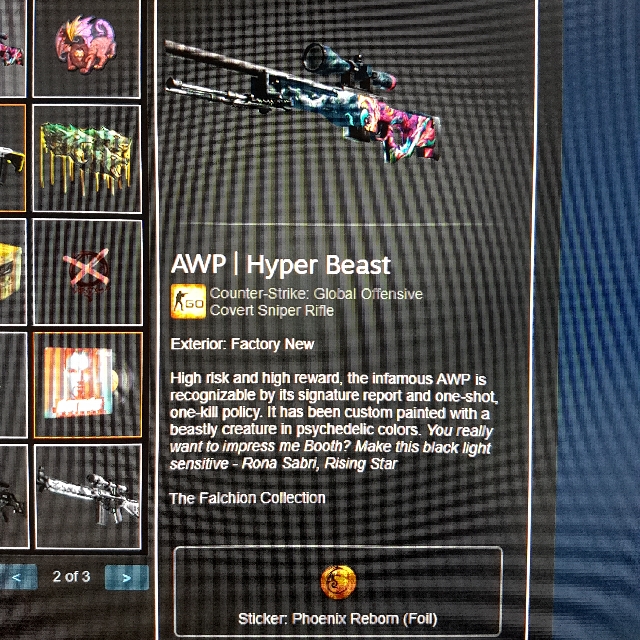 Hyper Beast Factory New AWP CSGO, Video Gaming, Video Game Consoles ...