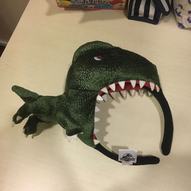 Jurassic park dinosaur headband, Women's Fashion, Accessories on Carousell