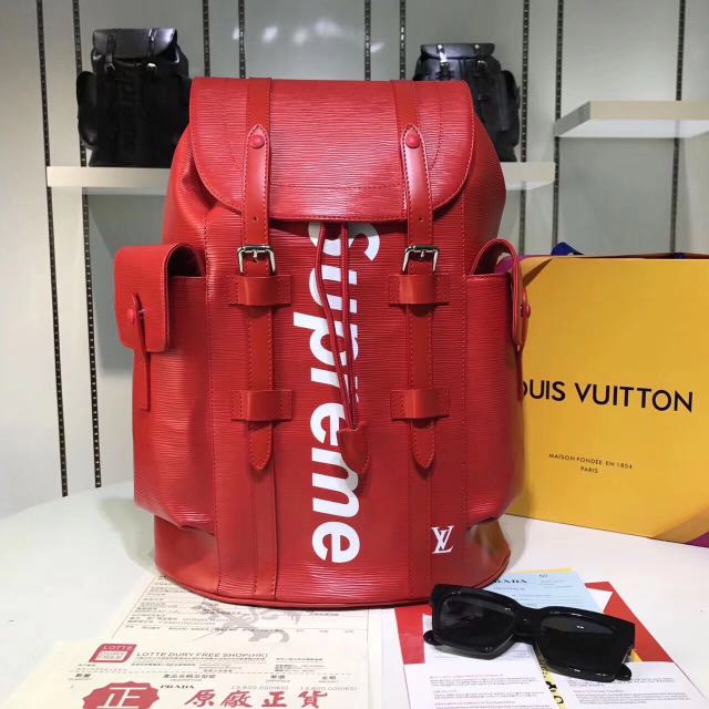 louis vuitton x supreme backpack