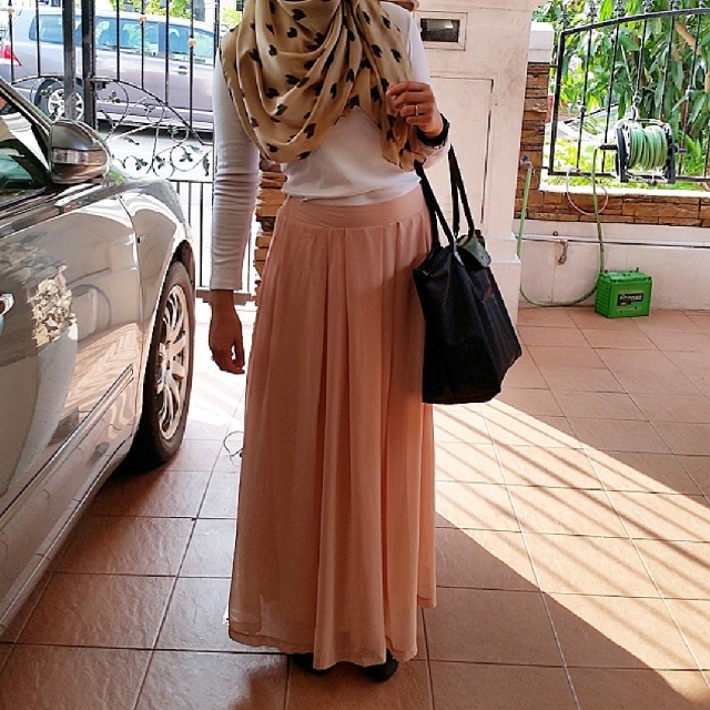 Ootd skirt muslimah Clearance