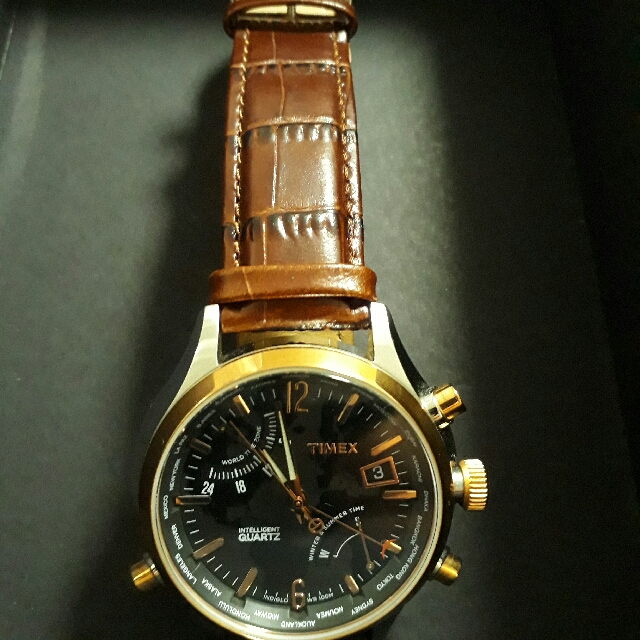 Timex intelligent quartz world time shop