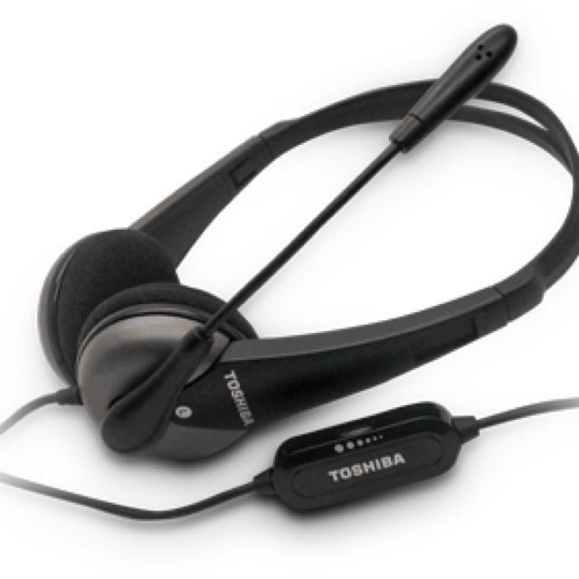 Toshiba Ultra Light Stereo Headset THS10, Electronics, Audio on Carousell