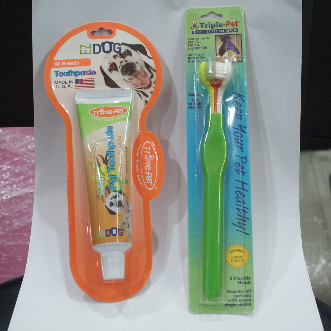 triple pet toothbrush
