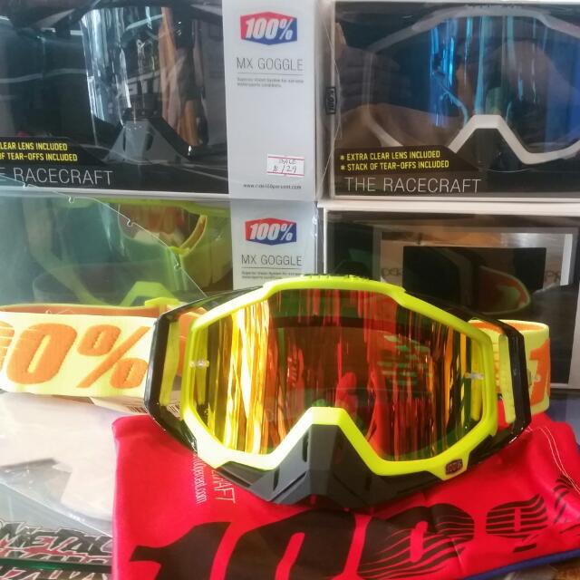 100 racecraft tear offs