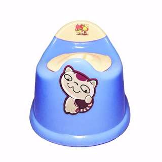 New Potty Chair Kitten for Baby Toilet Training (Blue)