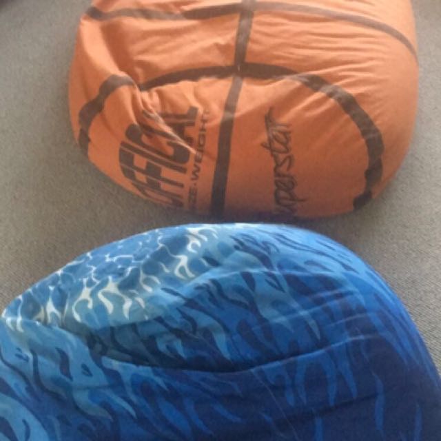 2 X Beanbags Home Furniture Others On Carousell