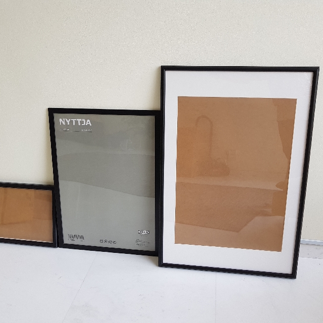 3 ikea frames, Furniture & Home Living, Home Decor, Frames & Pictures